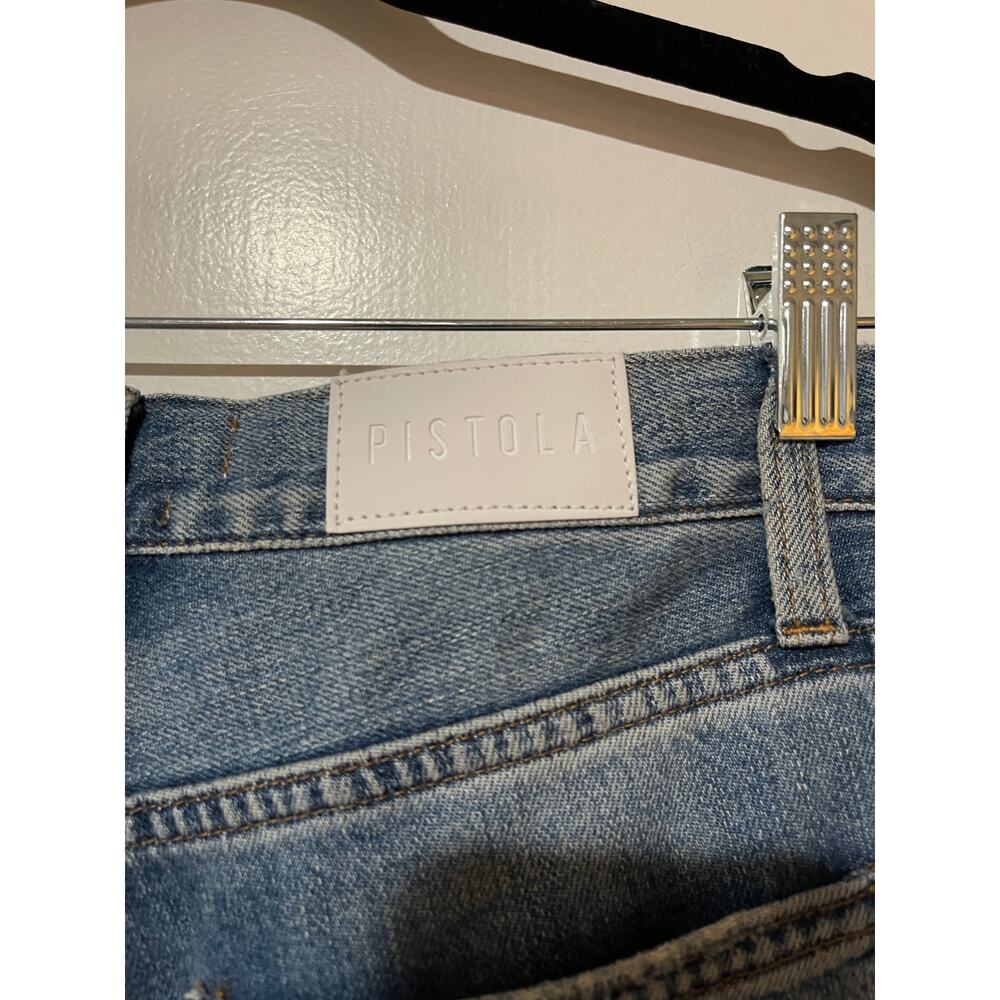 Pistola Presley High Rise Vintage '90s Roller Ripped Jeans Size 24 Del Mar EUC - Picture 7 of 10